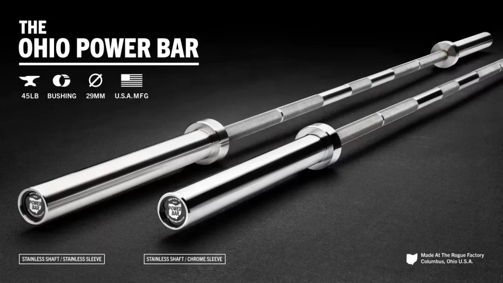best olympic barbell for power lifters - rogue ohio power bar - image 01