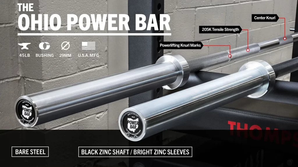 best olympic barbell for power lifters - rogue ohio power bar spec - image 04