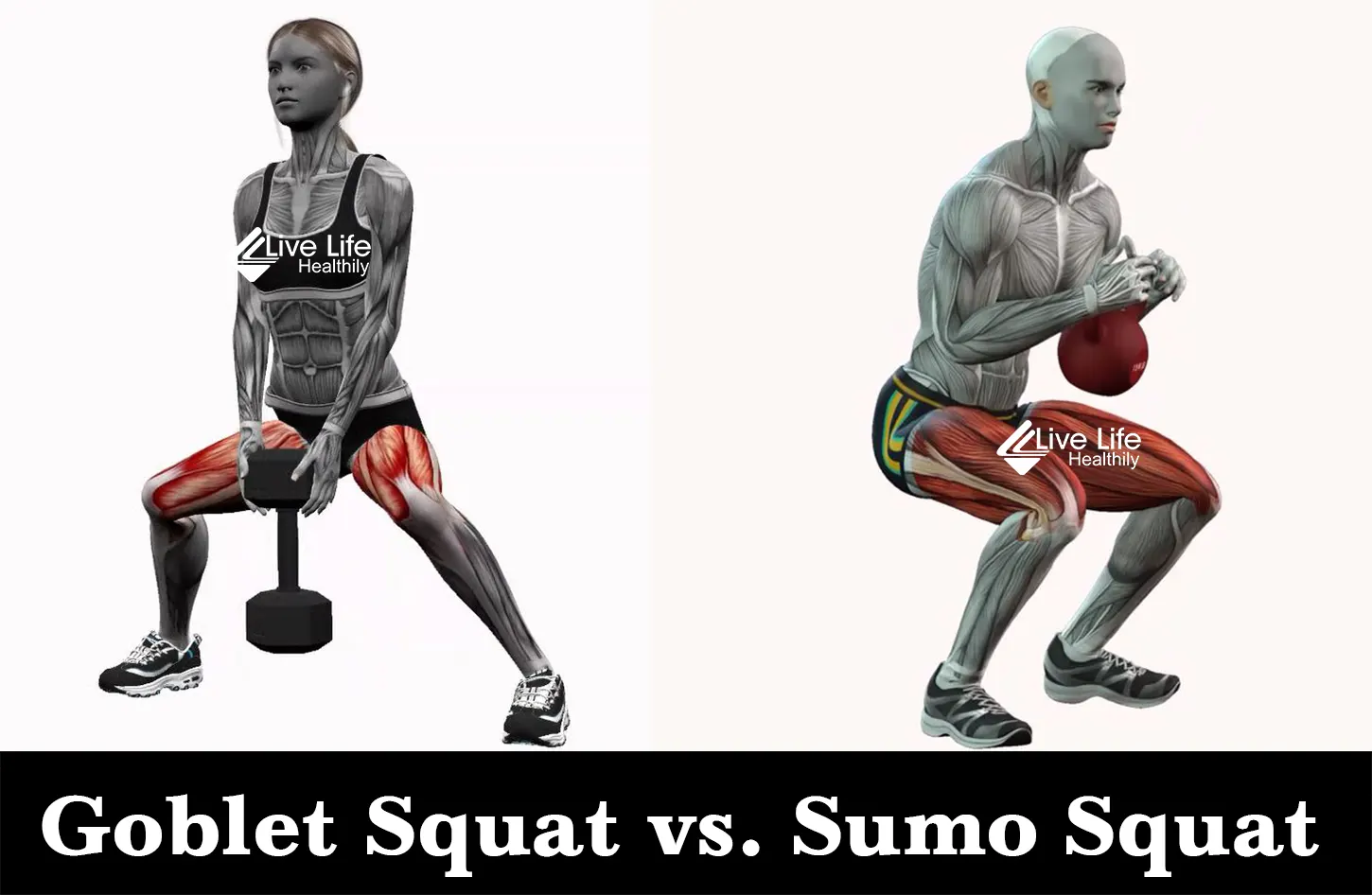 goblet squat vs. sumo squat