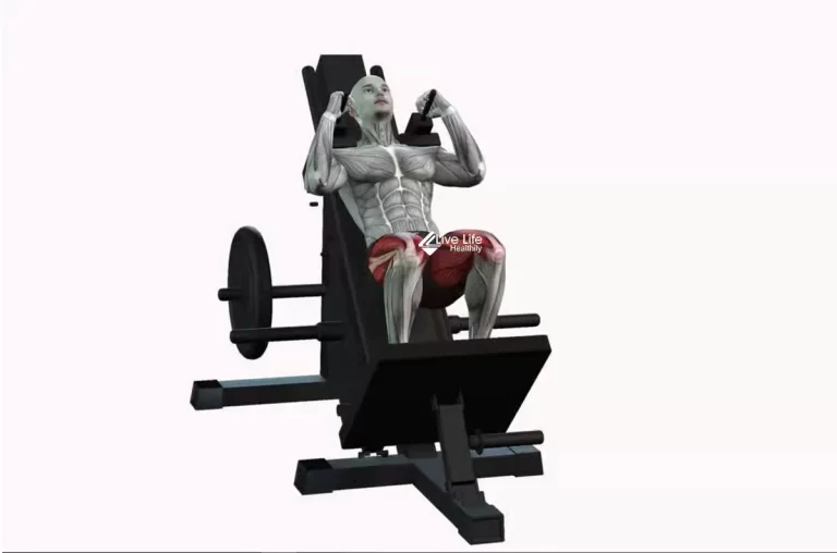 machine hack squat exercise